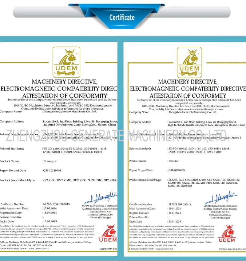 CE Certificate CE Certificate